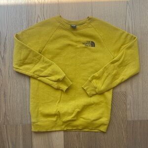The North Face Yellow Sweatshirt Bold Athletic Style